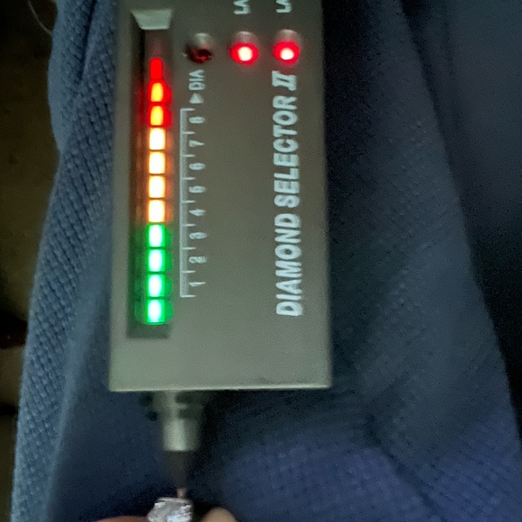 Size ten sterling silver Swarovski Crystal plus diamonds - Picture 7 of 7